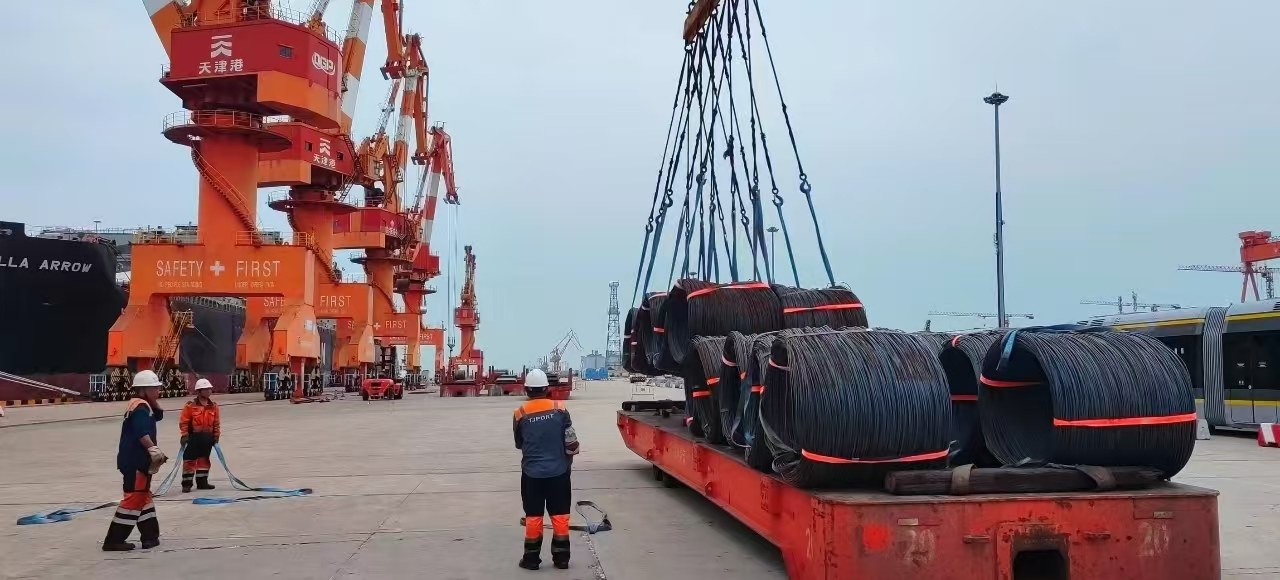 Brazil 5,000 Tons Wire Rod Shipment photo 1