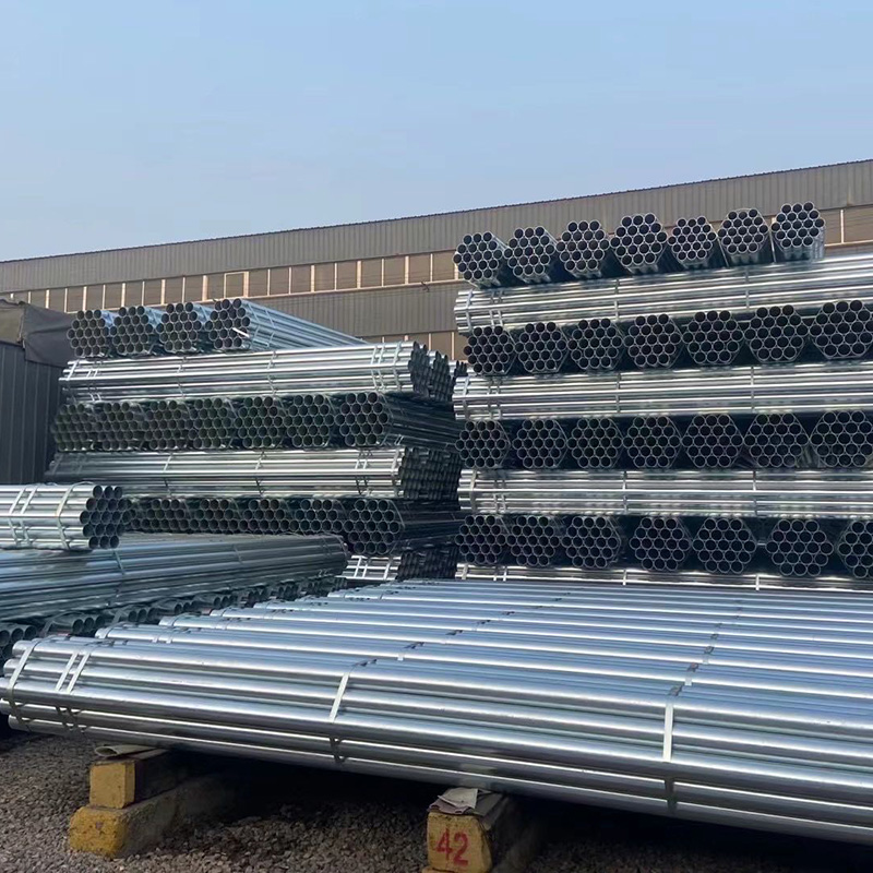 Hot-dip galvanized steel pipe stock