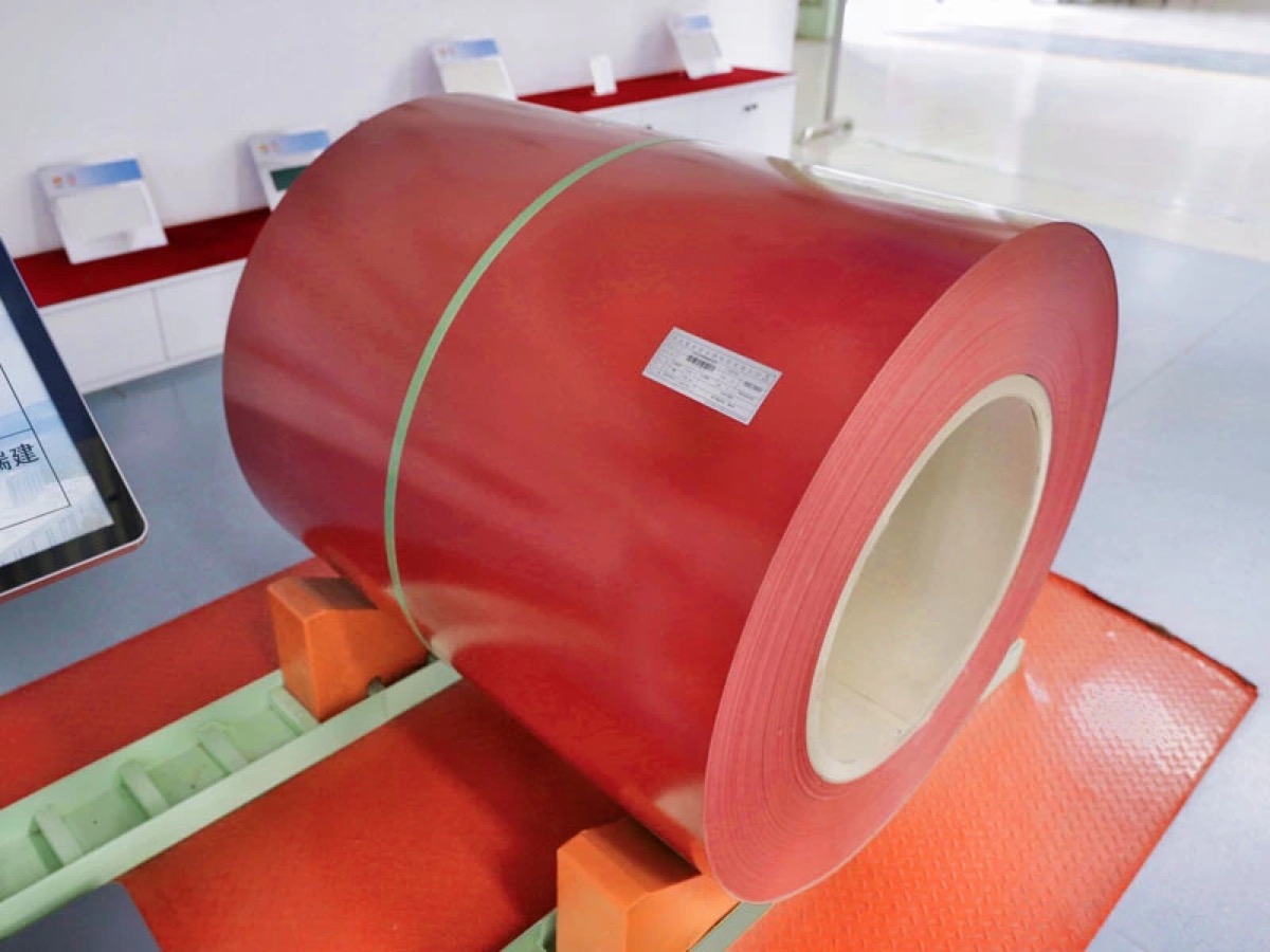 Prepainted steel coil detail