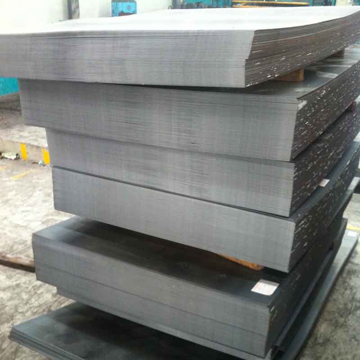 Boiler plate edge stack