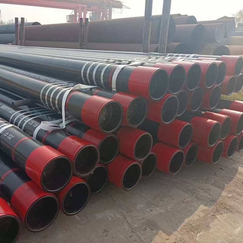 API 5CT casing pipe with thread protectors