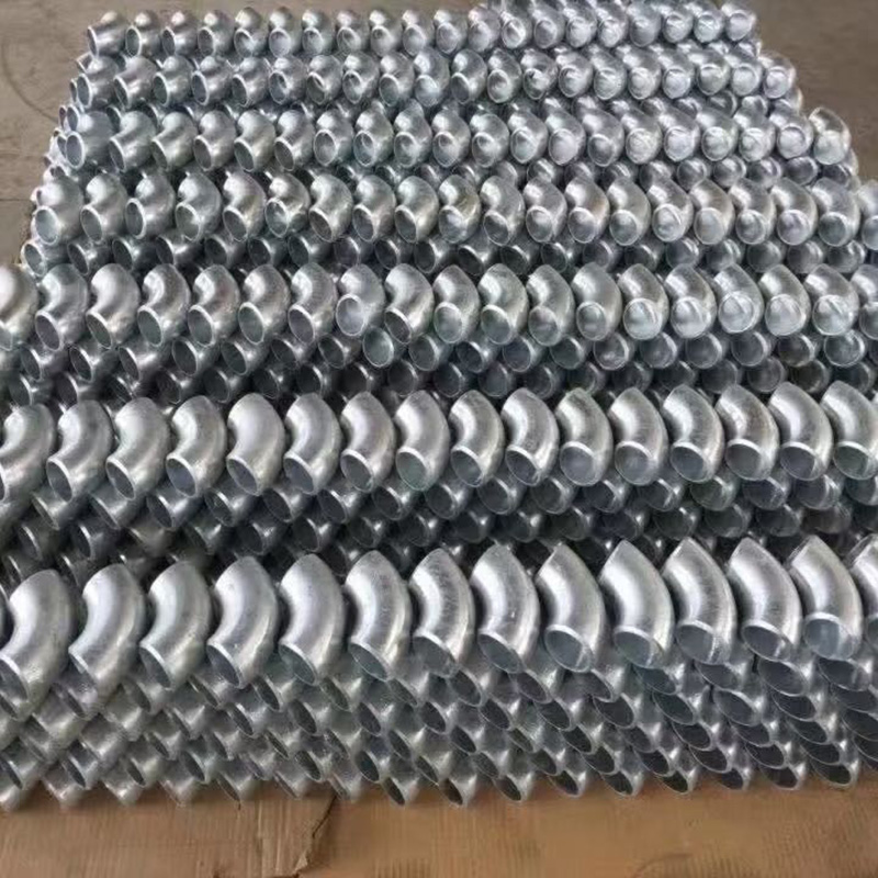 Galvanized butt weld elbow stock