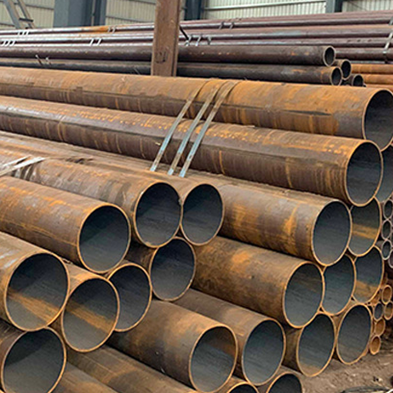 Black ERW carbon steel pipe stock