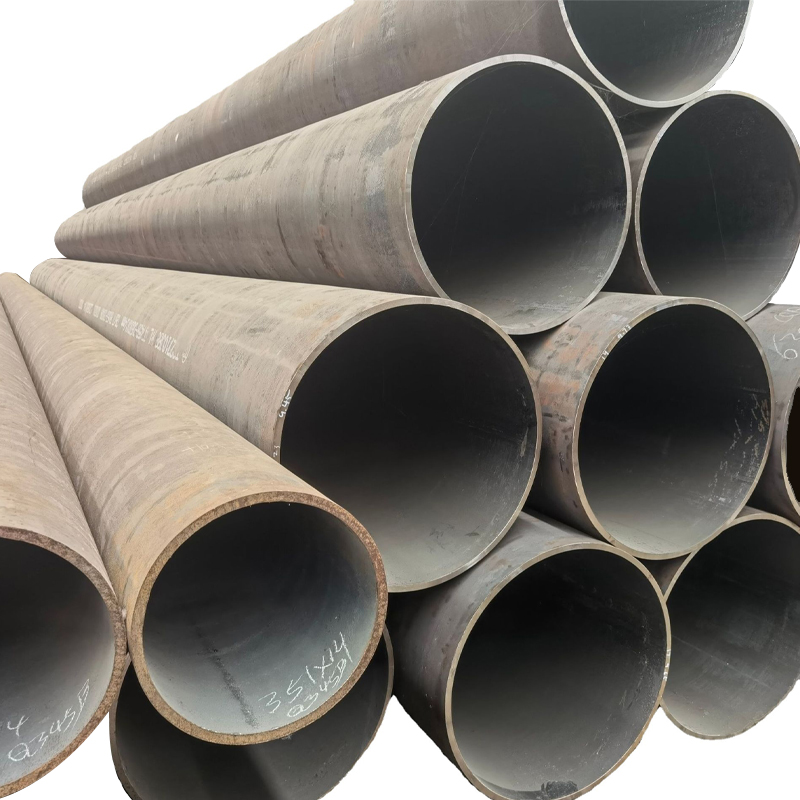 Large diameter submerged arc welded pipe ends