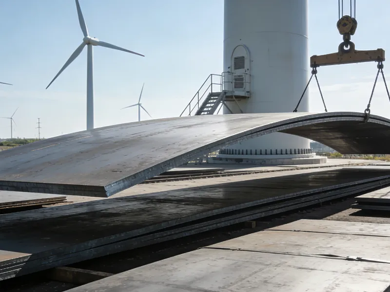 Wind power structural steel plate